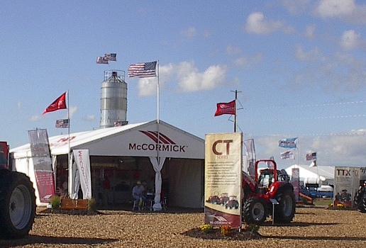 IMAGE of 30 X 50 White tent with mutiple logos