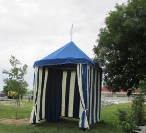 Image of Midway Barker tent