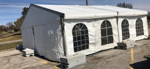 Image of Omaha Health Screening Tent.