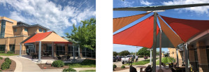 Image of shade structure for a break area shade structure.