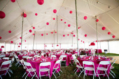 60 X 90 white wedding tent rental in NE