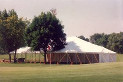 60 X 90 big white tent rental at University of Nebraska at Lincoln